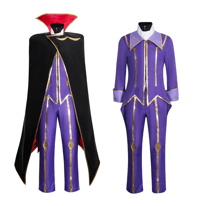 

Lelouch of the Rebellion Cosplay Costume Zero Black Knights Cosplay Lelouch Anime Two-Dimensional Anime Costume