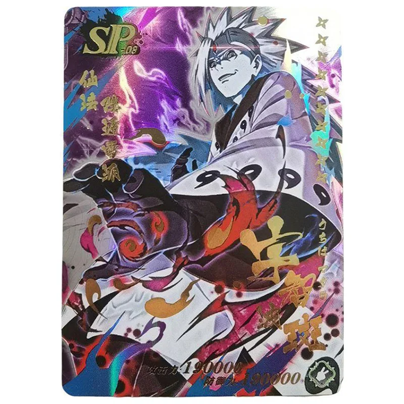 Anime NARUTO Rare SSP SP Refraction Foil Hyuga Hinata Haruno Sakura Sasuke Toys for boys Collectible Cards Birthday Present