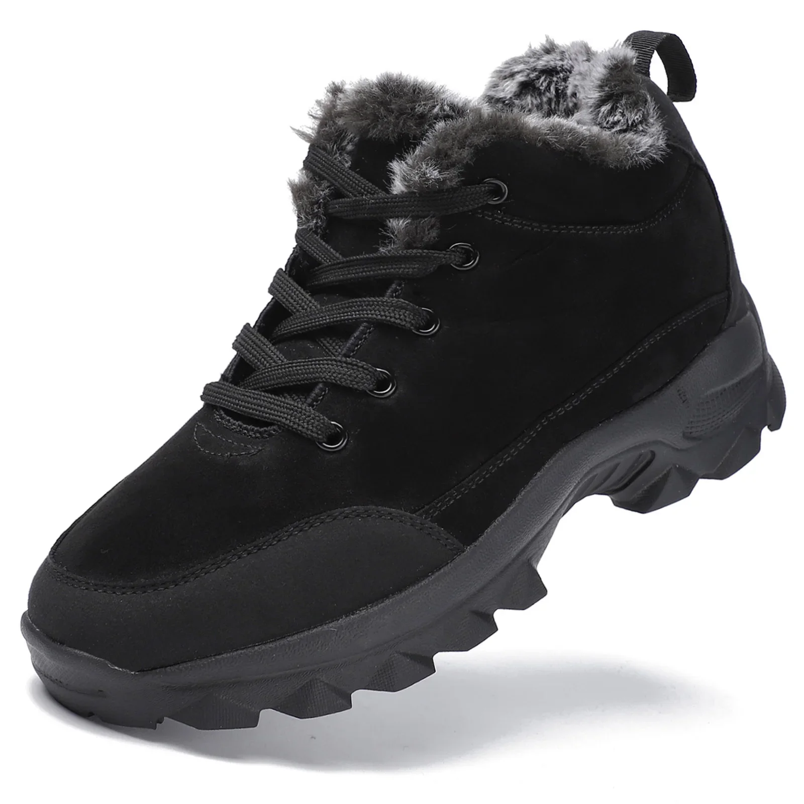 

Men Winter Snow Boots with Fur Outdoor Sneakers Men Shoes 2023 New Male Warm Footwear Ankle Boots for Men Botines Botas Hombre