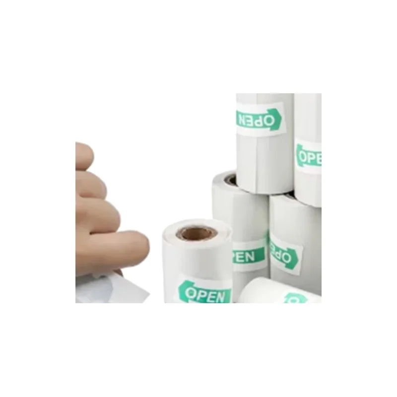 57mm Mini Photo Printer Thermal Paper Rolls Transparent Error Correction Sticker Label Receipt Bill For Peripage A6 Impresora