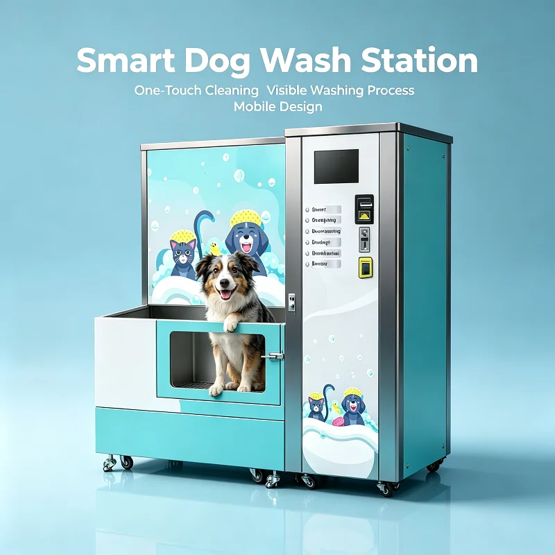 All In One Dog Wash Station Two Tank Shampoo Conditioner System Dryer for Pet Grooming