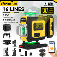 MELLWIN Professional 16 Lines 4D Laser Level With APP Remote Control Selfleveling 360 Horizontal & Vertical Powerful Laser level