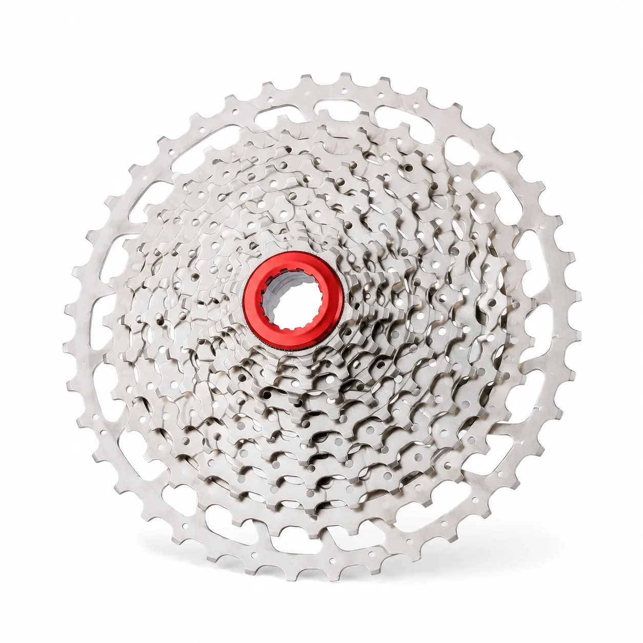 BOLANY MTB Bike Cassette 10/11 Speed 11-46T Wide Ratio Lightweight Bicycle Sprocket for Mountain Bike Drivetrain Cycling