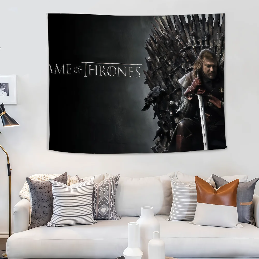 لعبة التلفزيون الأمريكية G-Game of T-Thrones مناسبة لغرفة النوم في الهواء الطلق هدية ديكور الحفلات نزهة التخييم