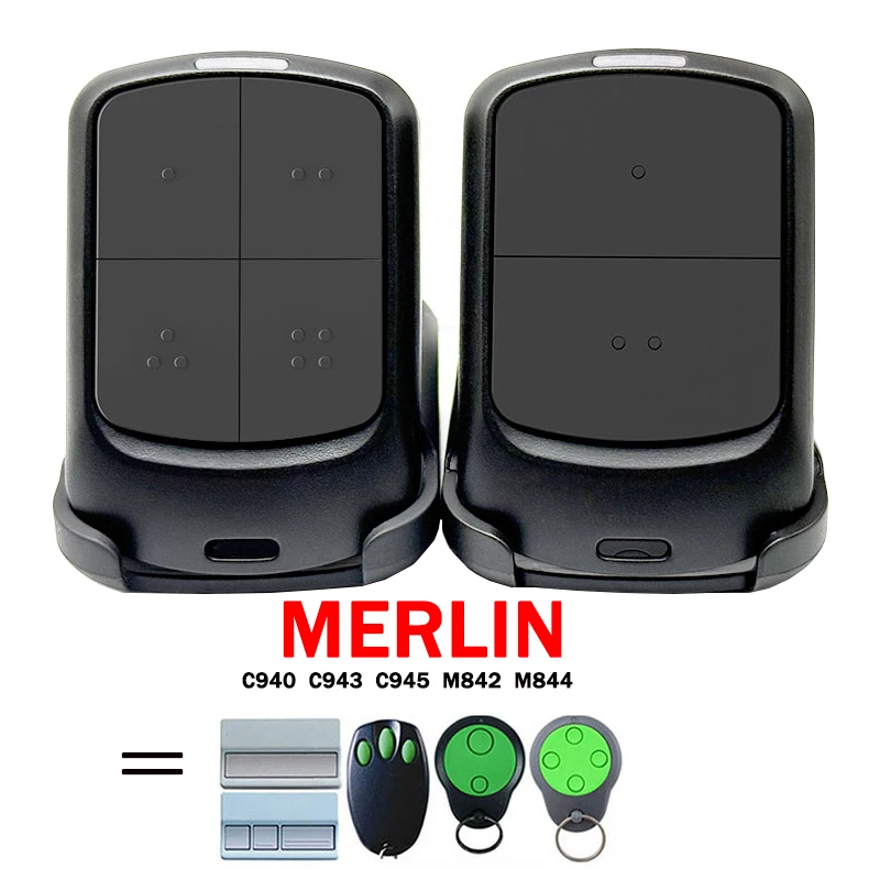 

Пульт дистанционного управления MERLIN для M842 C945 C940 C943 M844 ручной передатчик с подвижным кодом 433 МГц