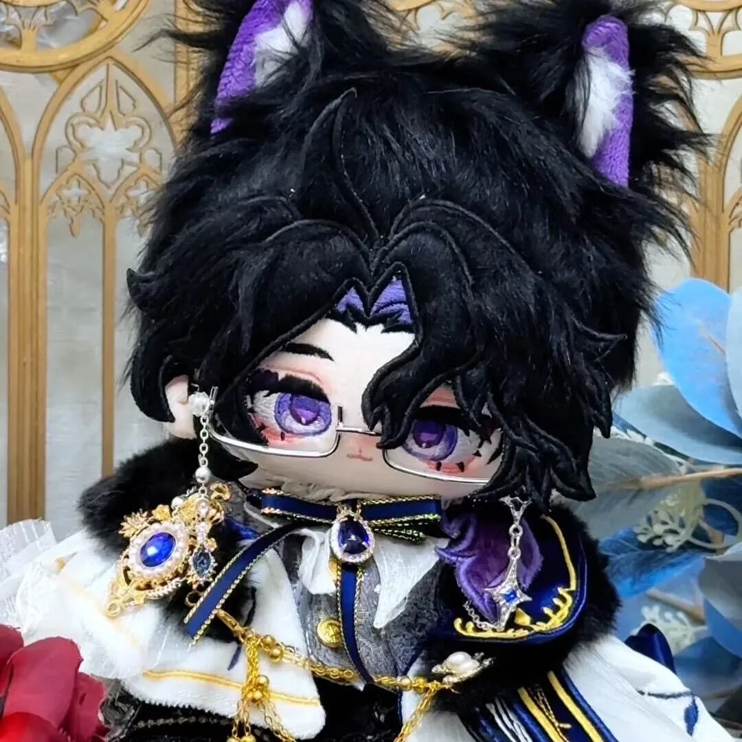 

20cm Anime Genshin Impact Pantalone Plushie Stuffed Regrator Dress-up Plush Doll Body Toy Collectible Figure Birthday Xmas Gifts