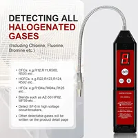 Halogen Leak Detector Air Conditioning Refrigerant Leak Detector R22a R134a CFC HFC HCFC Freon Gas Leakage Tester
