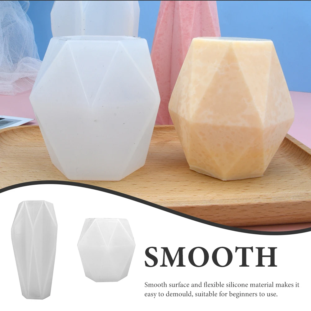 

2pcs Pear Shaped Vase Mold Creative DIY Silicone Molds Soap Casting Crafts Flexible Lightweight Reusable Handicrafts