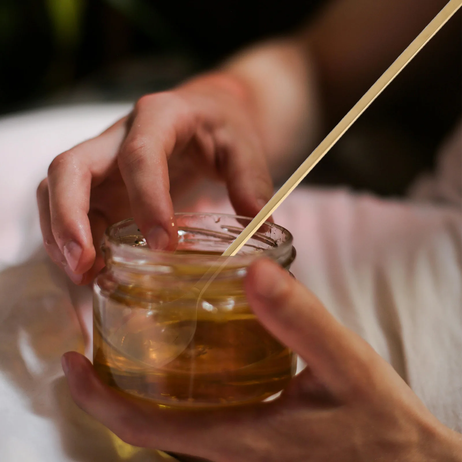 

6pcs Long Handle Gourd-Shaped Stirring Spoon Stainless Steel Mixing Tool For Honey Ice Cream Condiments Cooking Desserts