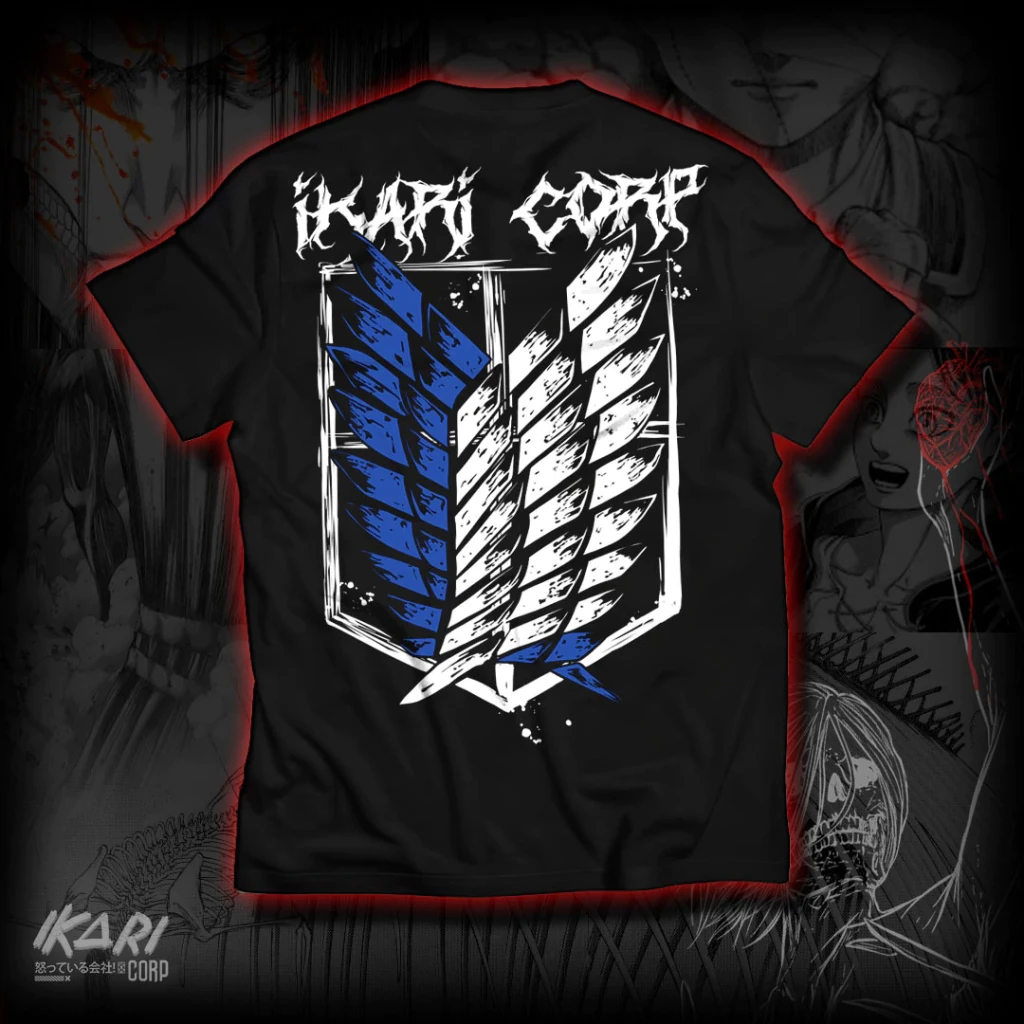 

Japanese Hot-blooded Anime Tees Attack on Titan Shirt for Fans Eren Mikasa T-shirt Levi Graphic Tops Streetwear Top Fashion Y2K