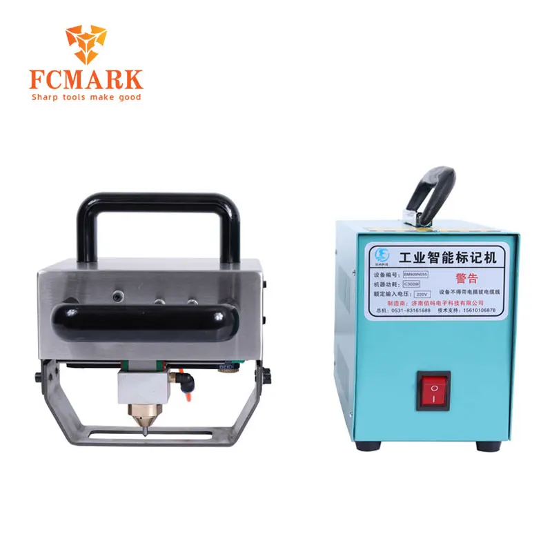 Fcmark UK2590-HV Chassis Number Vin Code Metal Engraving Marker Machinery Electric Magnetic Pneumatic Dot Peen Marking Machine