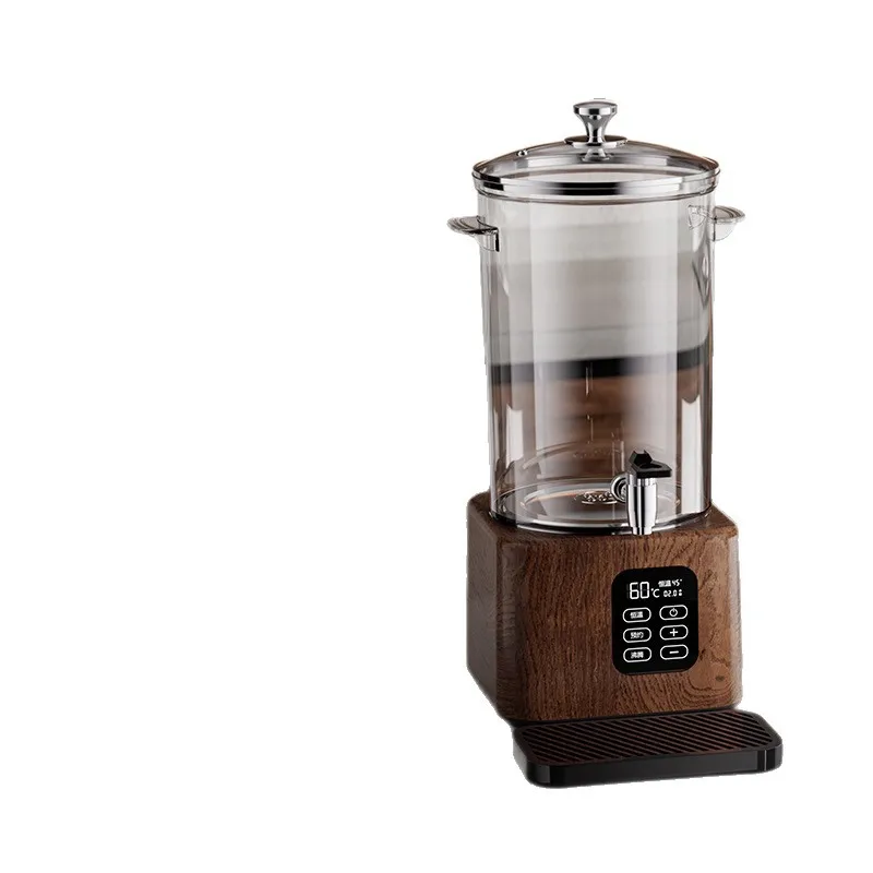 

Wood Grain Digital Intelligent Electric Heating and Insulation Commercial Hotel Soy Milk Juice Beverage Machine Large Capacity