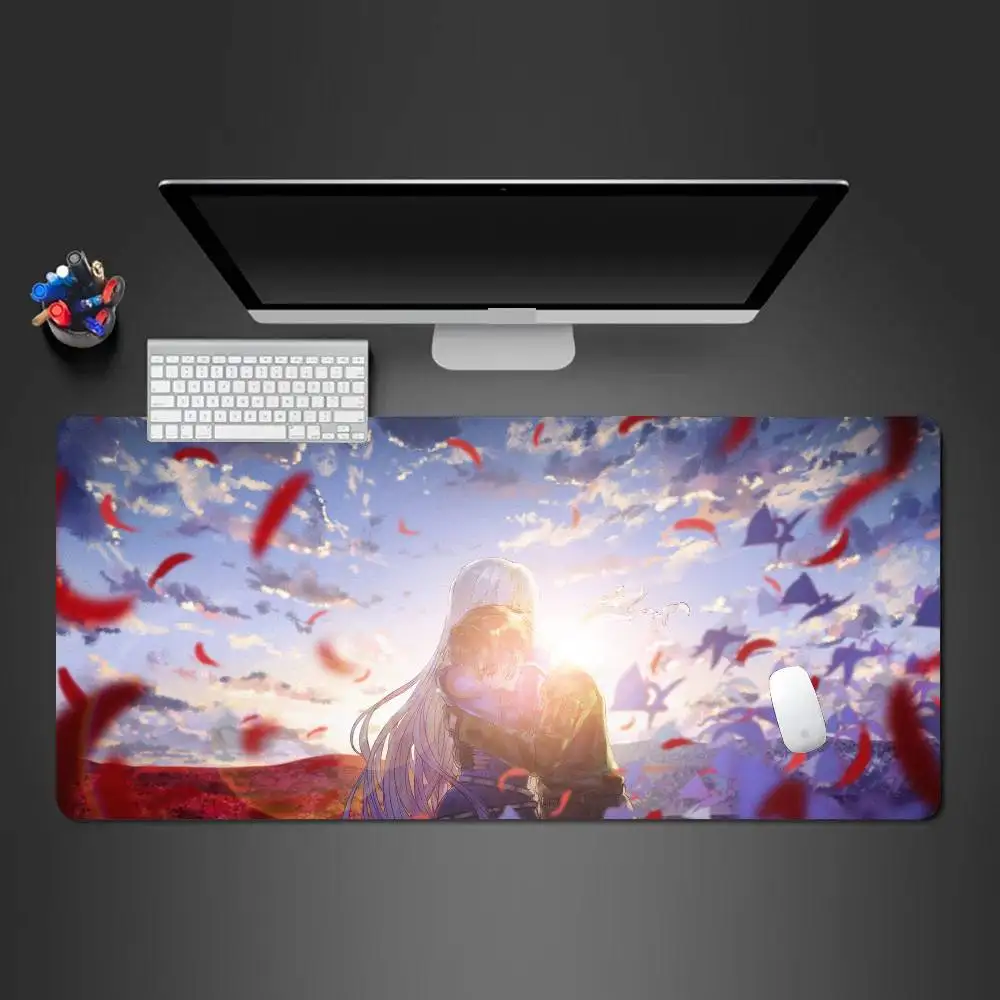 Light Novel 86- Eighty Six Mousepad Mouse Mat Desk Mat With Pad Gaming Accessories Prime Gaming XXL Keyboard Pad Padding Mat