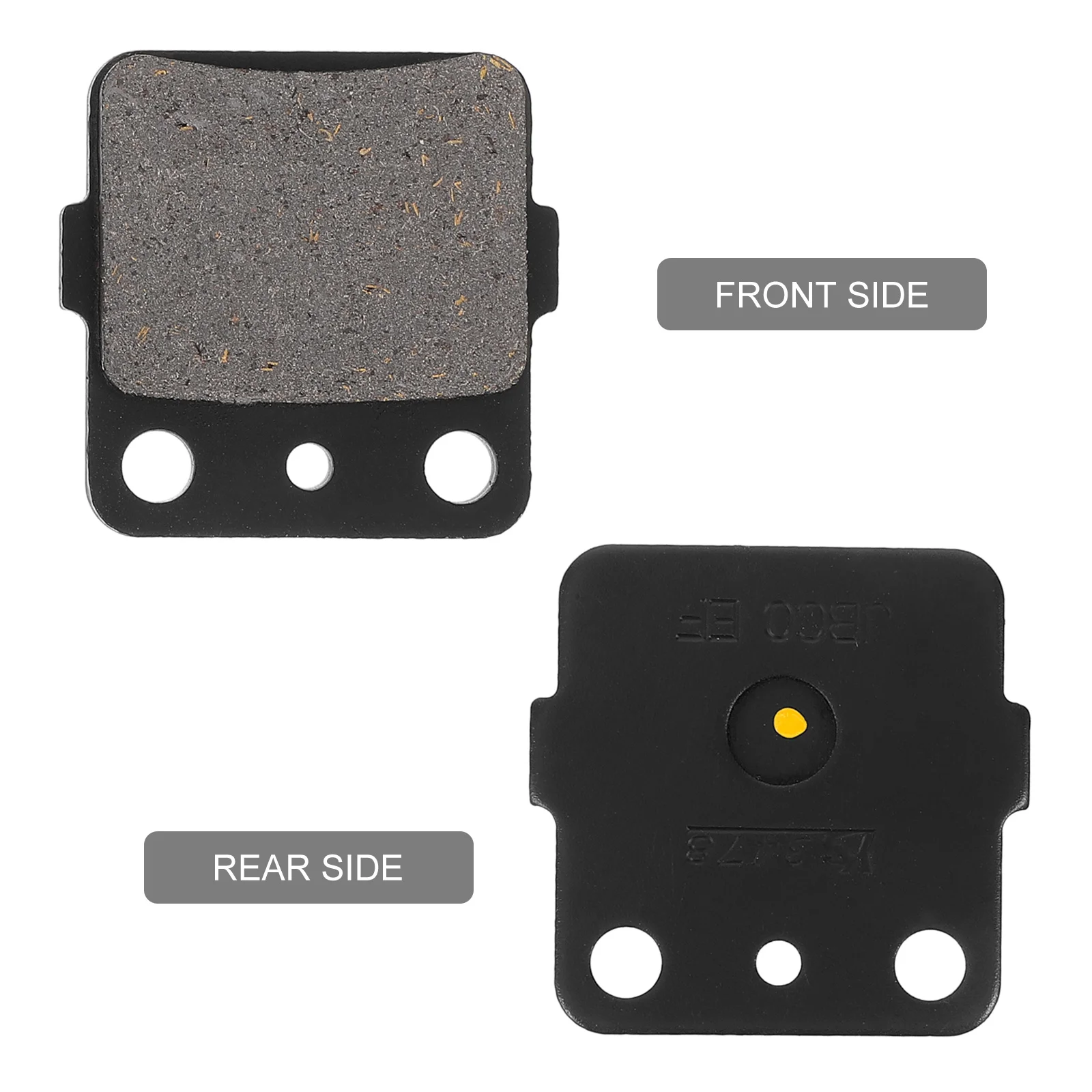 

2Pcs Rear Brake Pads Motorcycle Disc Brake Pads Replacement Rear Brakes Parts for Motorcycle Accessories