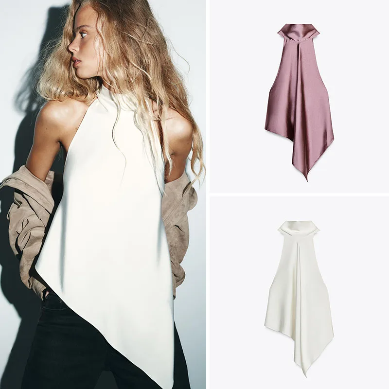 

New Women's Silk Satin Feel Collared Top Autumn Collection Faionable Ethnic Stage Costume for Young Women Aged 8-25