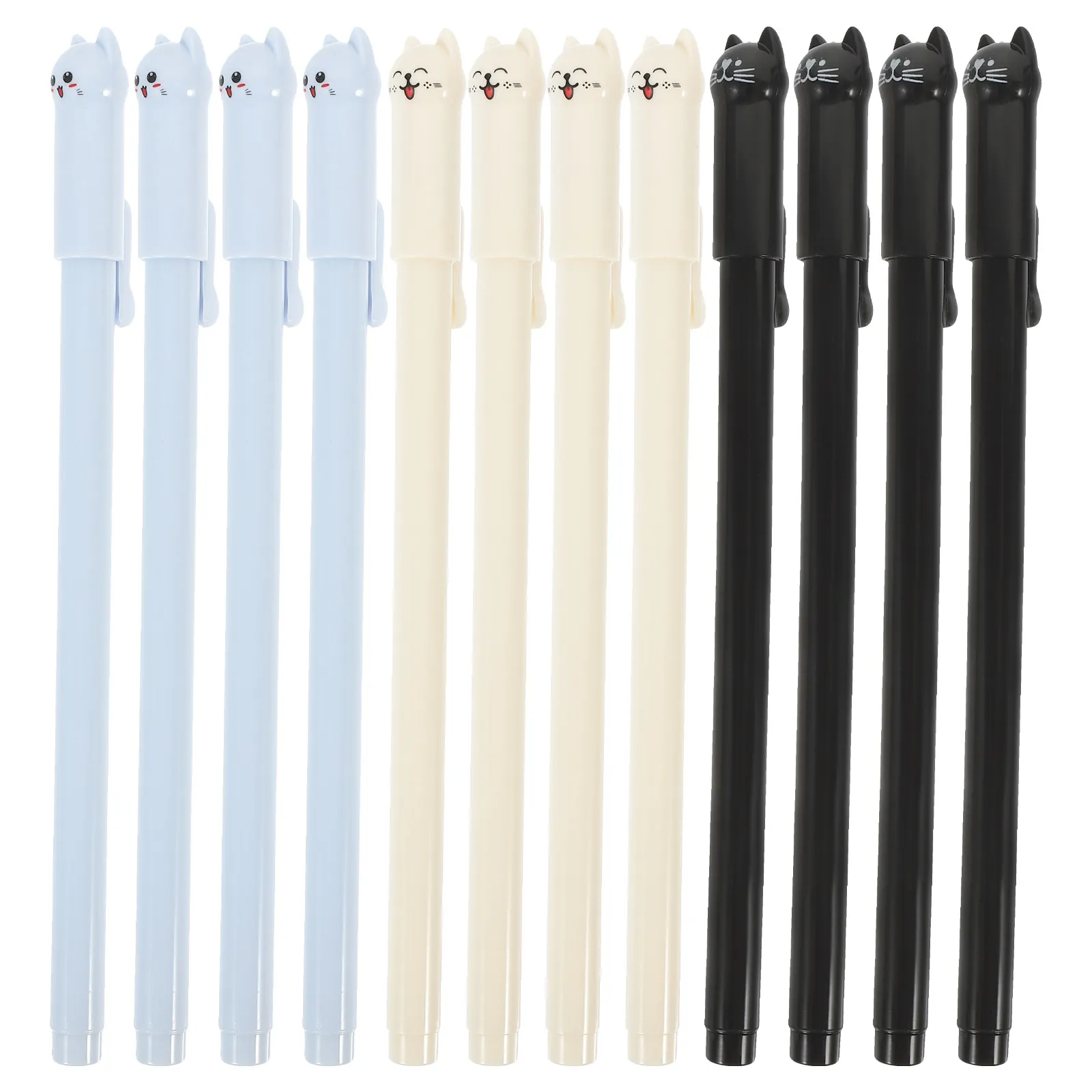 

12Pcs Adorable Animal Theme Gel Pens Creative Cute Design for Writing Journaling Signing Study Student Gift School Office