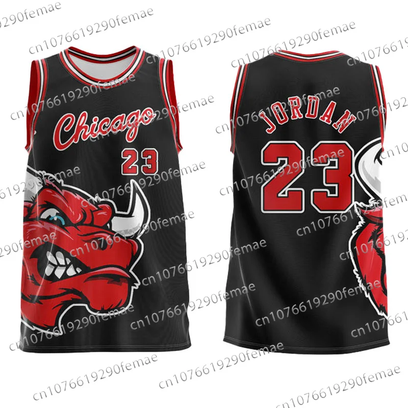 Basketball Uniform， King, Pistons, Retro Jersey, 3D Digital Printing for Big Bulls Boys and Girls in the United States Vest