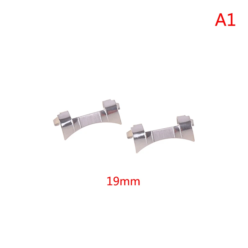 Stainless Steel Watch Strap Link Curved End Watch Band Wristwatch Link Replace Repair Tools 19MM/20MM/21MM/22MM/23MM/24MM