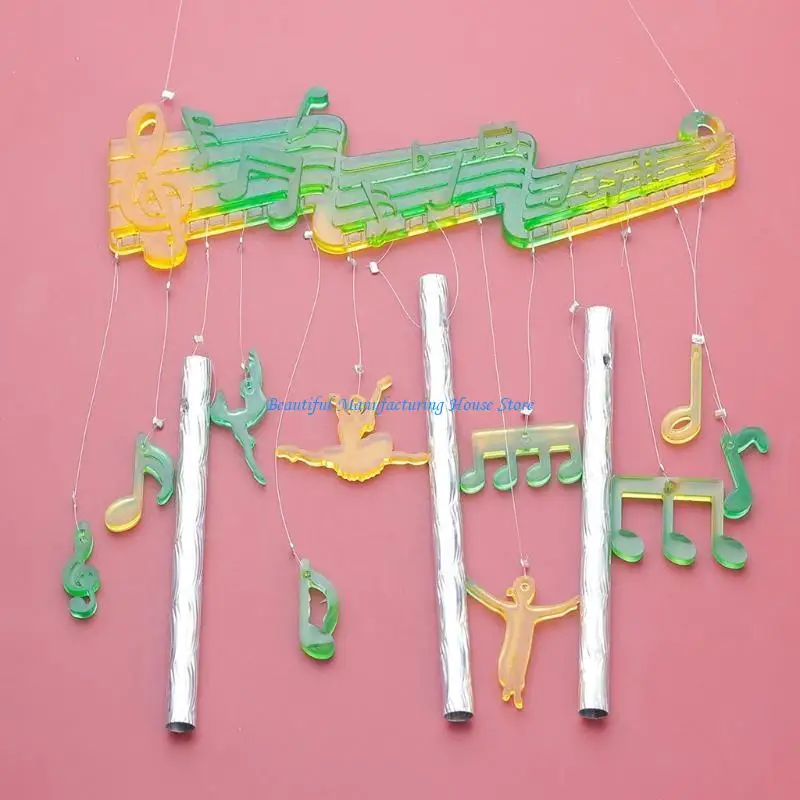E56A Chuông Gió Kết Hợp Note Chuông Gió Bộ Cửa Mặt Dây Quyến Rũ Ban Công Quà Tặng