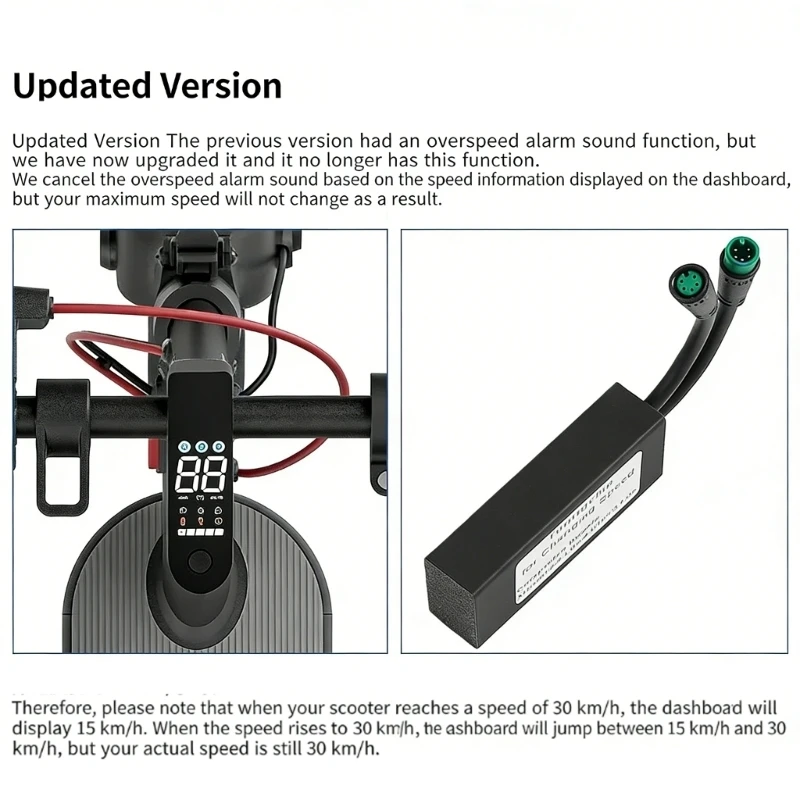 Intelligent Speed Controller for Electric Scooters Automatic Adjustment Technology ABS Material Ensures Smooth Riding Experience
