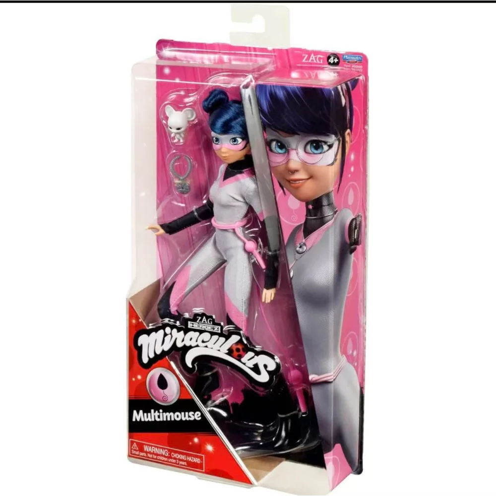 Miraculous Multimouse Fashion Doll Ladybug Action Figure Collectible Toy With Kwami Mullo Accessories Gift For Girls