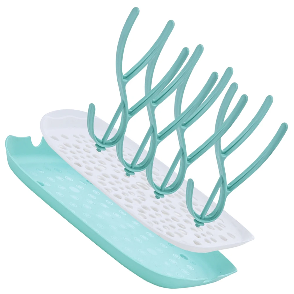 

Baby Bottle Drying Rack Blue Multifunctional Drain Holder Foldable Mug Storage Kitchen ganizer Portable Rack Dish Hanger Milk