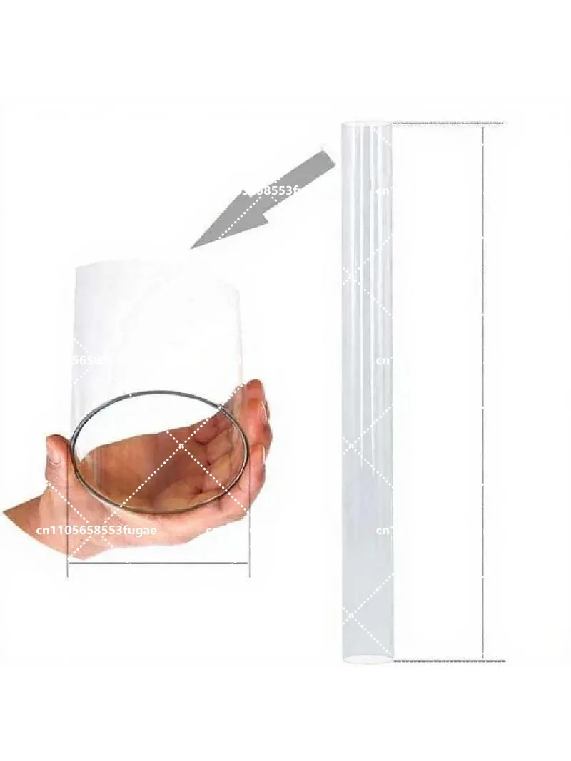 Gas Heater Replacement Glass Tube with Silicone Washer, Individual Foam Packing for Safe Storage