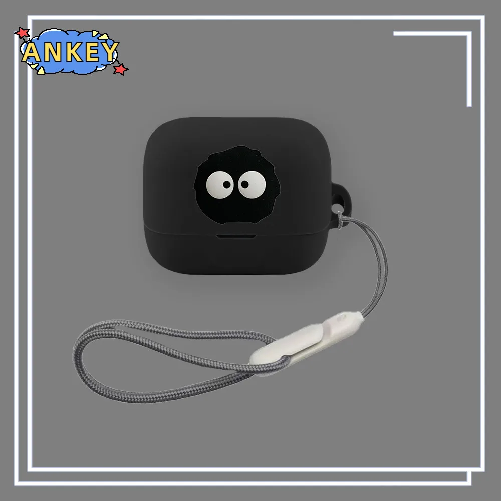 ل EarFun Air Pro 4 + حافظة واقية سماعات الأذن غطاء ناعم Air Pro 4 Plus قذائف كم حبل اليد حزام الملحقات