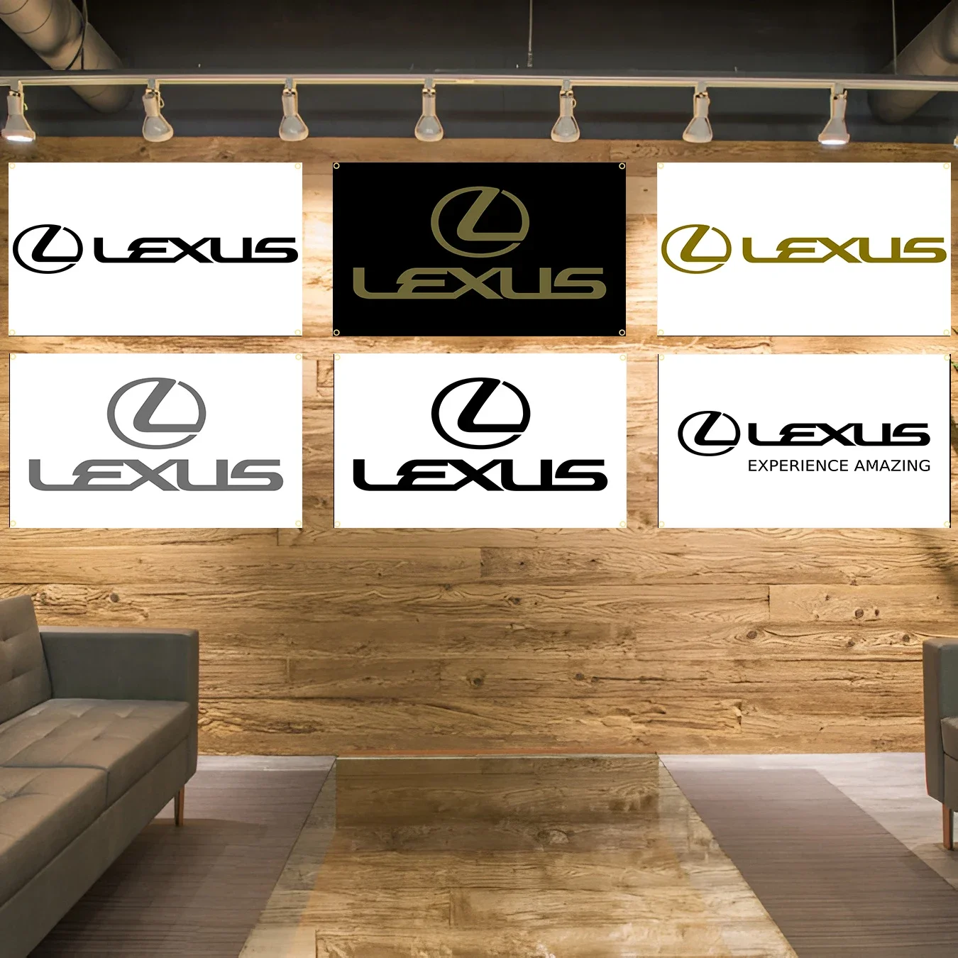 90x150cm 3X5FT Sports Racing Lexus Flags Polyester Printed Banner For Decoration