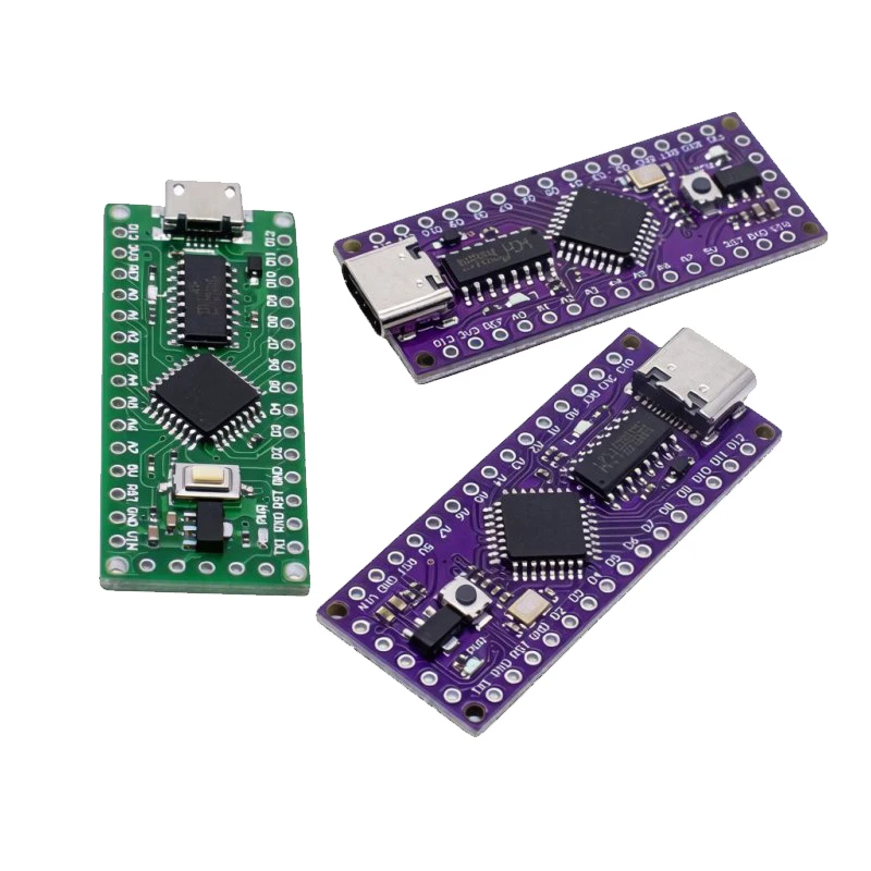 LGT8F328P-LQFP32 MiniEVB TYPE-C MICRO USB Compatible With ATMEGA328 Nano V3.0 LGT8F328P CH9340C / HT42B534-1 SOP16 For Arduino