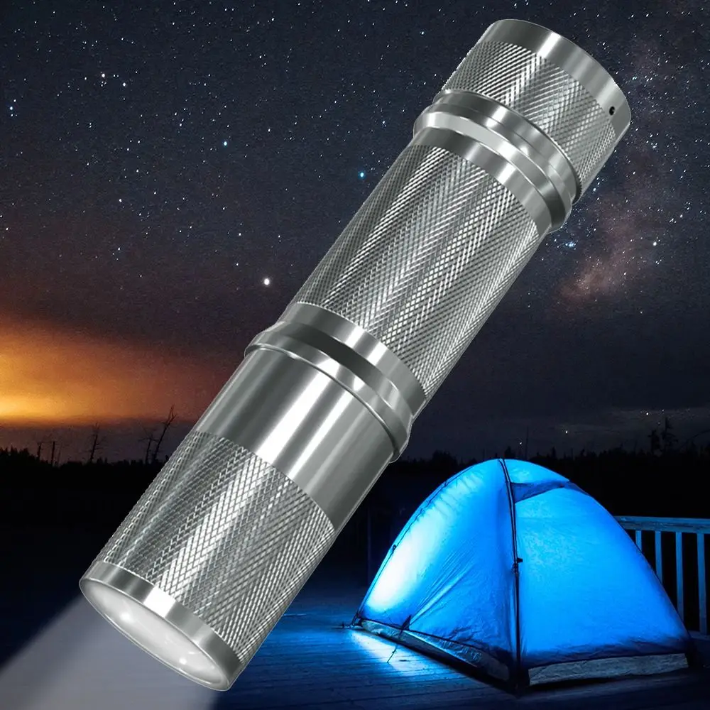 

New Mini Waterproof Outdoor Lighting Super-Bright Portable Flashlight Work Lights Spotlight Zoom Flashlight