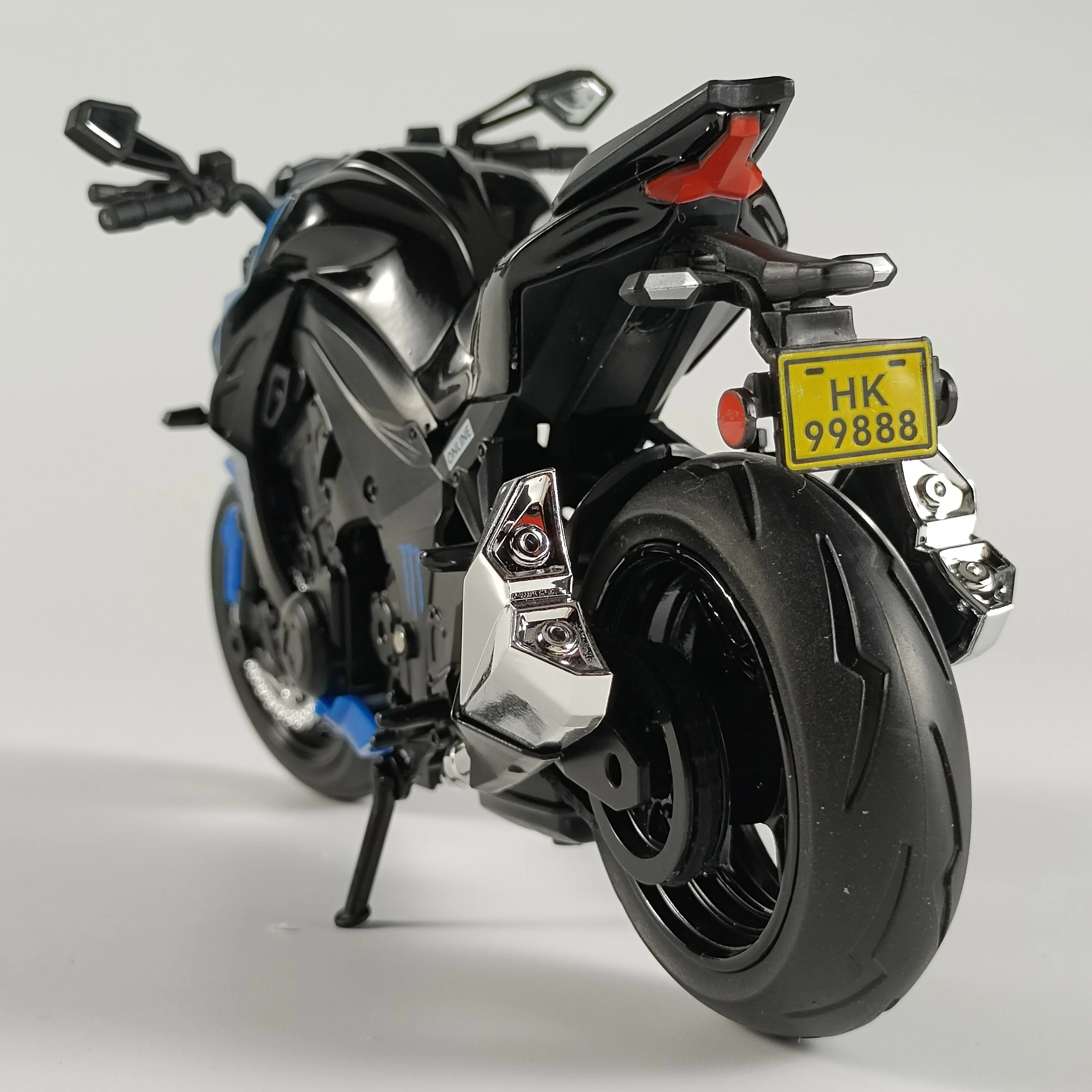 1:12 Kawasaki Z1000 Street Cars Motorcycle Diecast Model Car Alloy