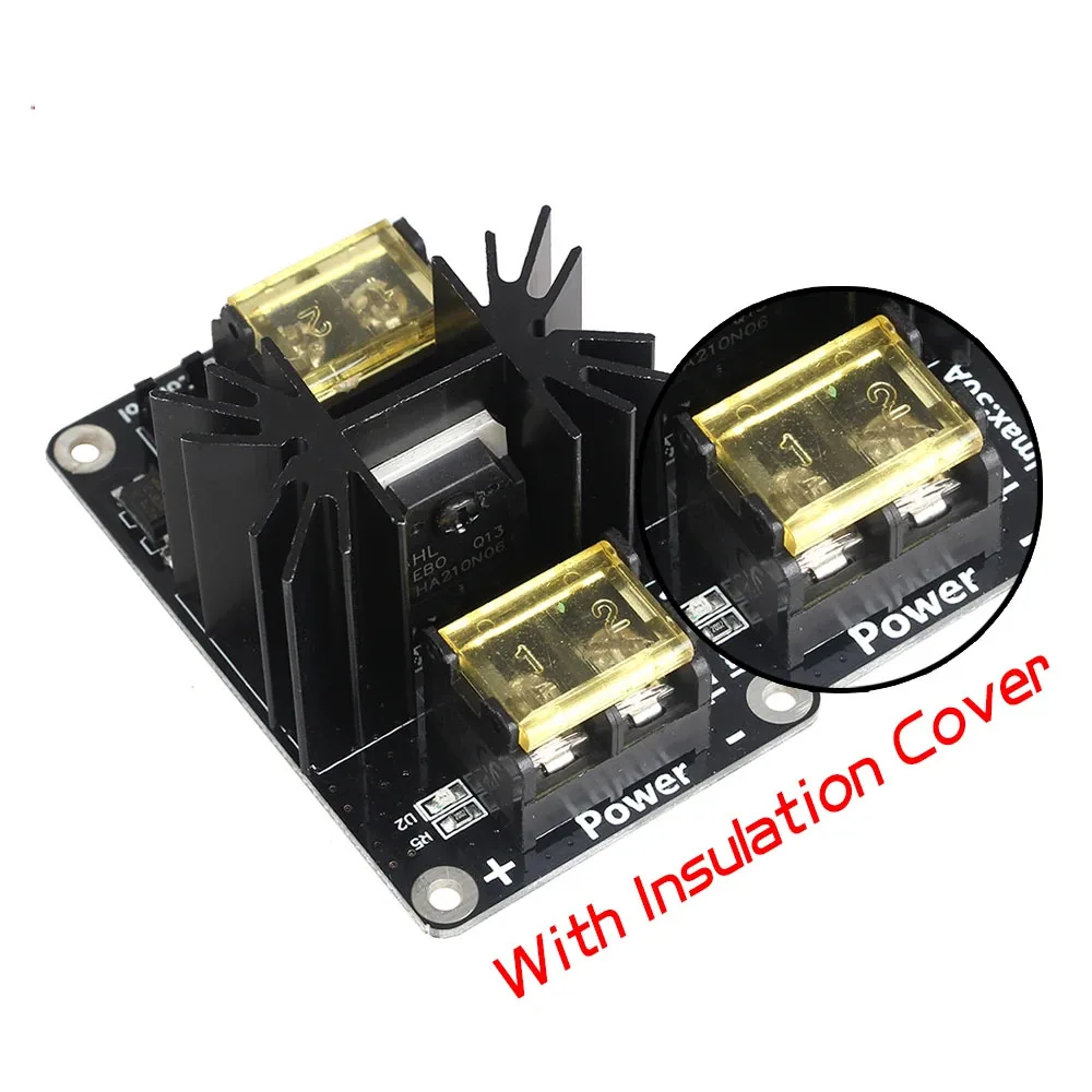 

Модуль расширения мощности кровати с подогревом, доска сильного нагрузки горячей кровати, MOS-трубка с изоляционной крышкой кабеля, детали 3D-принтера