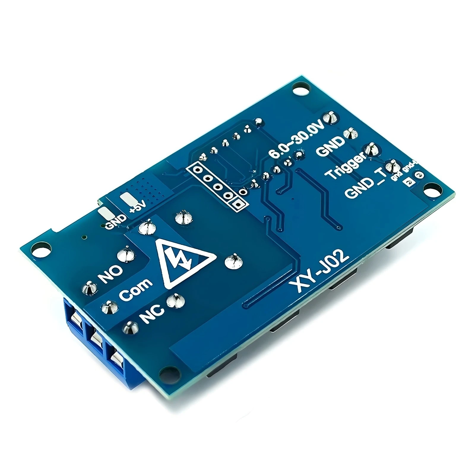 1 Channel 5V Relay 6-30V Relay Module OFF/ON Switch Trigger Time Delay Circuit Timer Cycle 999 minutes Adjustable XY-J02