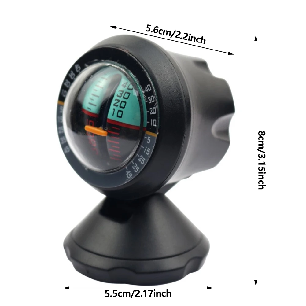 سيارة المنحدر الميل مستوى الميل مقياس المؤشر المنحدر متر التدرج موازن متعدد الوظائف للتخييم في الهواء الطلق