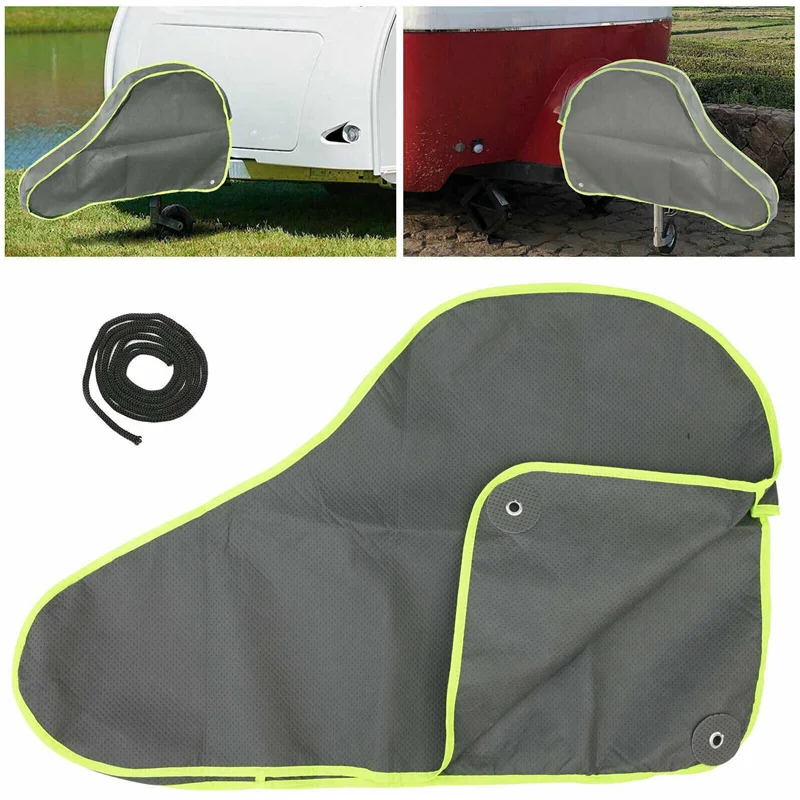 Waterproof Caravans Hitch Cover Trailer Tow Ball Coupling Lock Breathable Dust Rain Snow Dustproof Protector Replacement