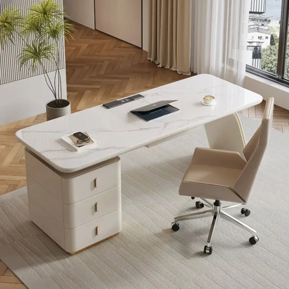 

Bedroom Desk Standing Modern Executive Office Accessories Desks Reception Desktop Table Minimalist Mesa Escritorio Furniture