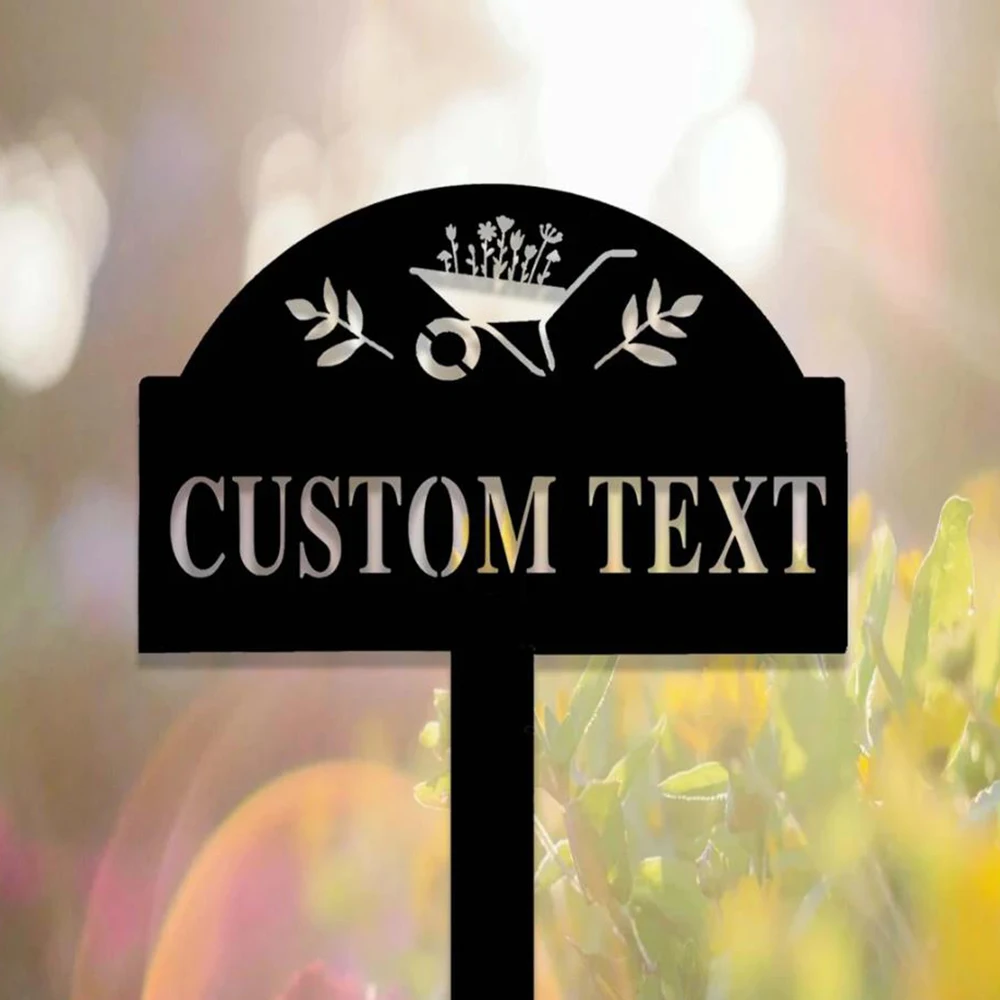 custom garden flags with stakes, metal garden flags, personalized garden stakes, yard flags, yard decorations, home garden flags