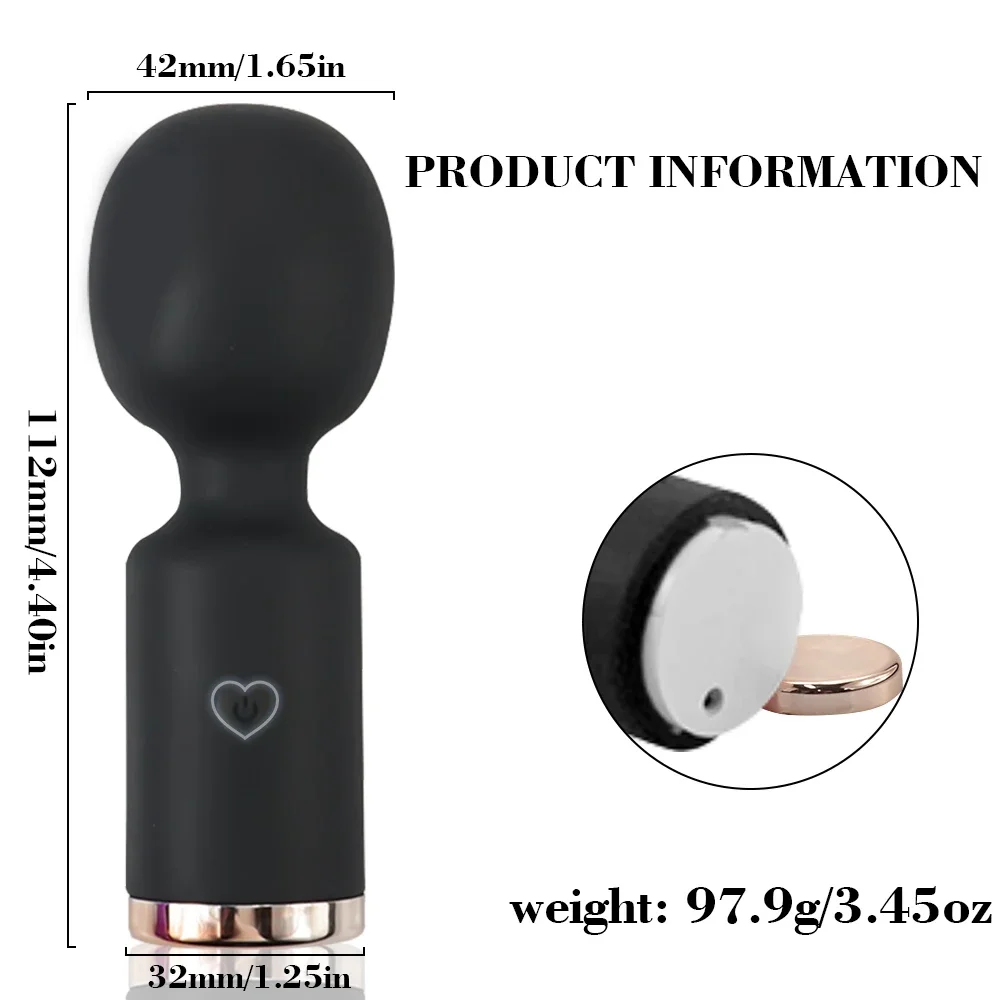 مدلك اهتزاز صغير AV عصا سحرية هزاز G بقعة البظر المهبل محفز الكبار الجنس لعب للنساء الإناث الاستمناء