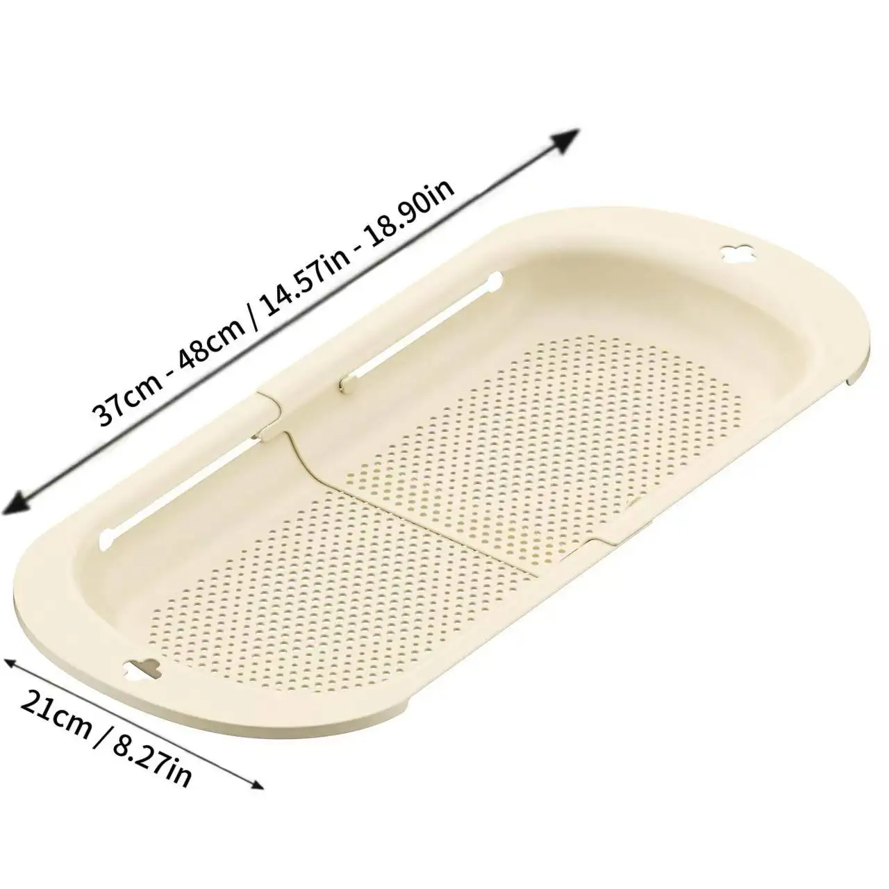 Retractable Kitchen Sink Colander, Bowl & Fruit Vegetable Washing Storage Rack
