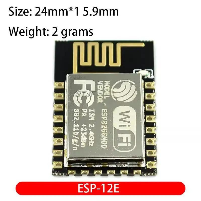 ESP8266 Porta Serial WiFi Módulo de Controle Remoto Sem Fio, ESP-12E ESP12S