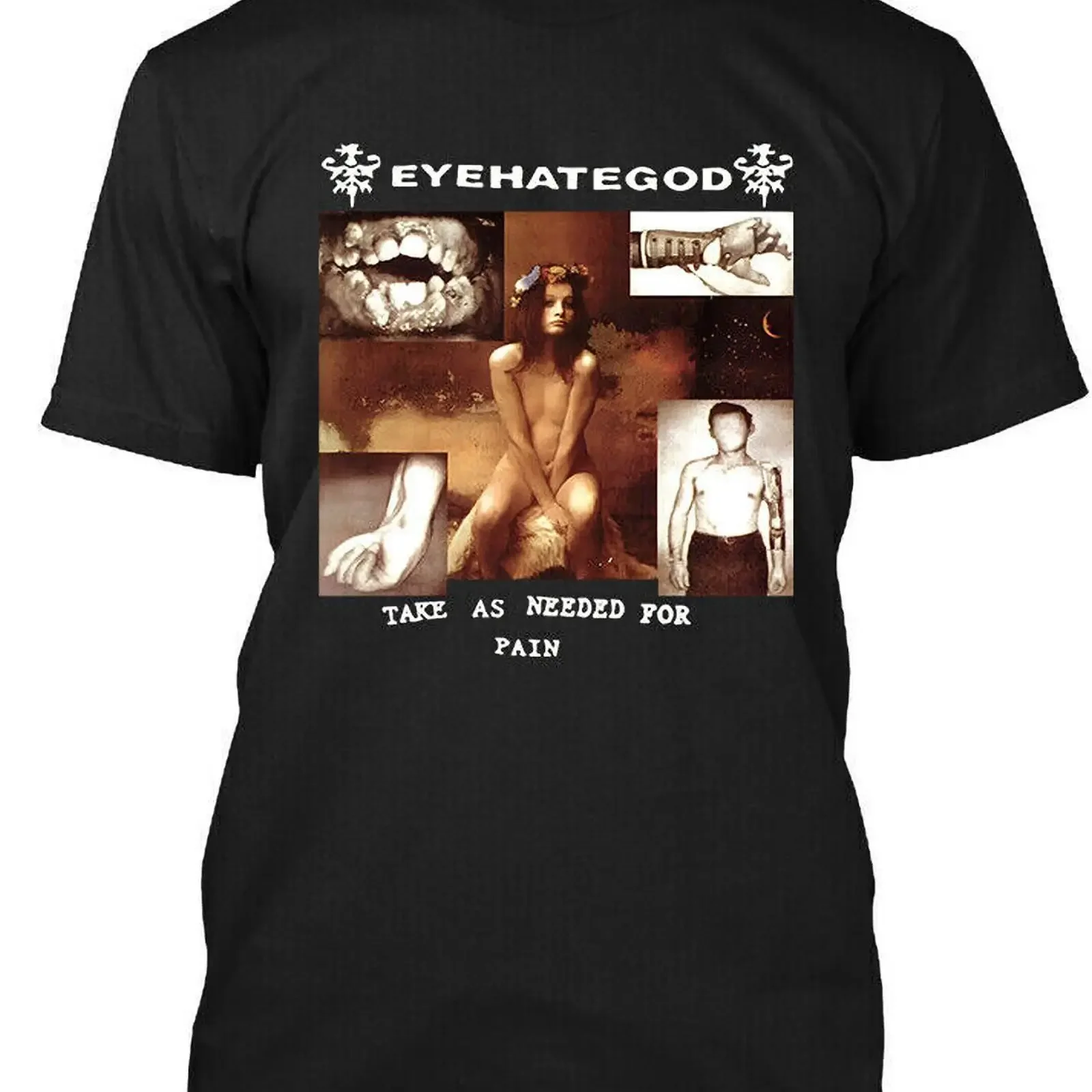 NWT Eyehategod Take as Needed for Pain American Sludge Music T Shirt Size S 4XL Black One vintage Washed Breathable Stretched