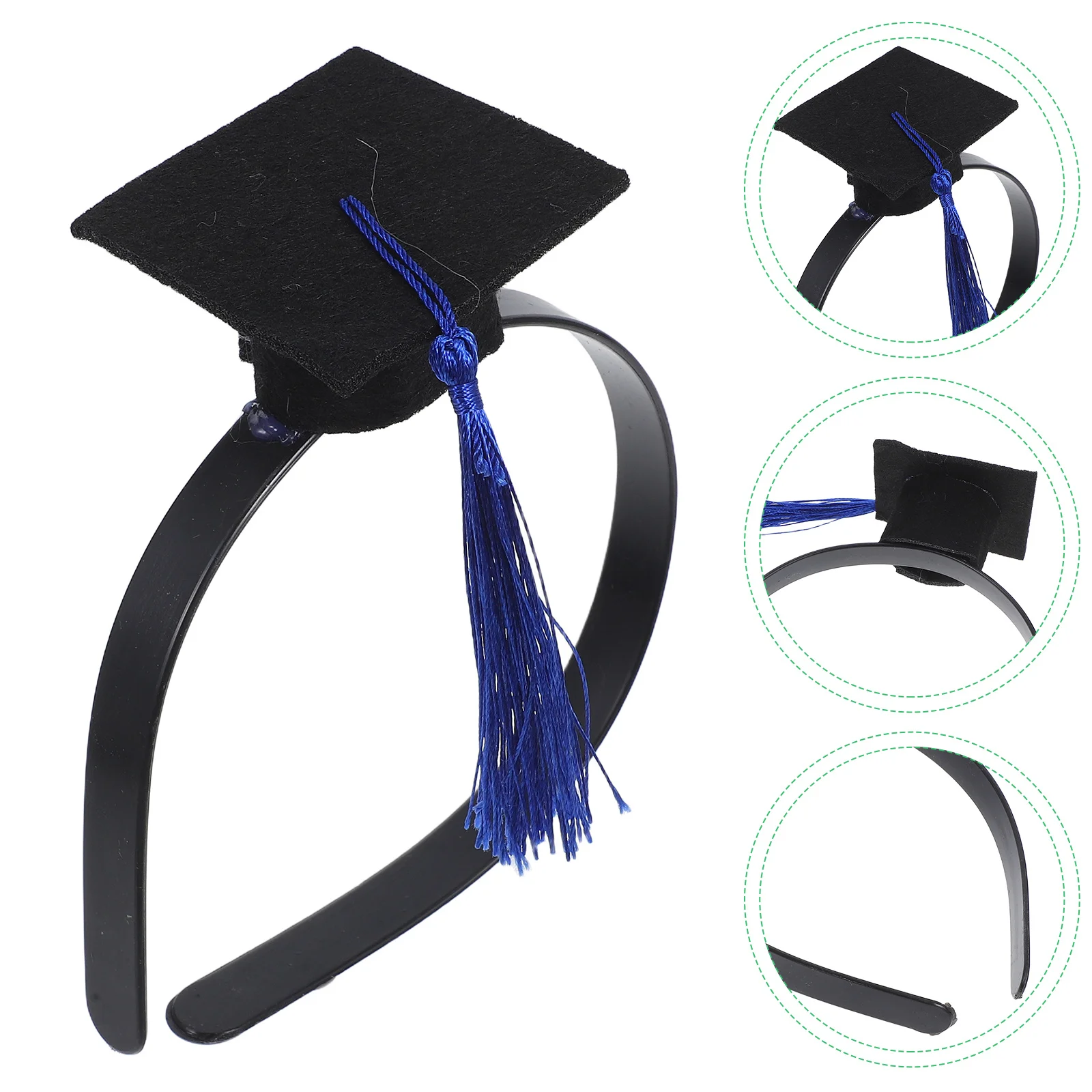 عصابة رأس صغيرة للتخرج، عصابة رأس خفيفة الوزن لحفلات Grad، إكسسوارات شعر Grad