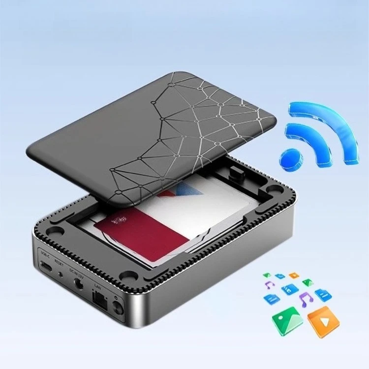 Network storage space Private cloud disk Mini networked hard disk box cabinet