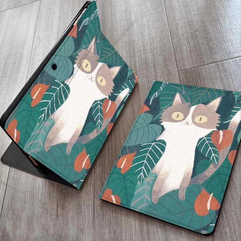 

Art Illustration Cat Pattern Case For OPPO Realme Pad Air X 10.36 11 Inch Tablet