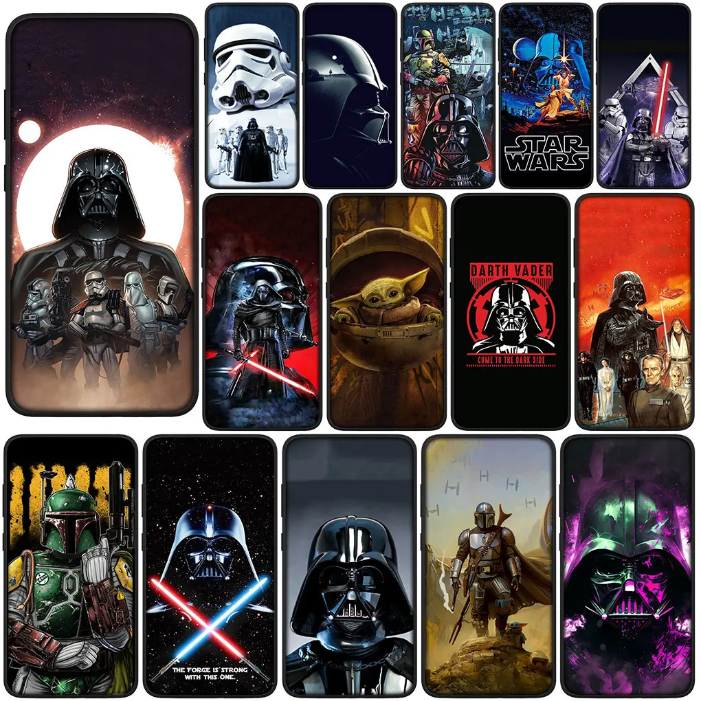 S-Stars W-Wars Yodas Darths J-Jedis Vaders Cover for OPPO A17 A15 A16 A17K A16K A53 A54 A96 A95 A94 A74 A78 A58 A38 Phone Case