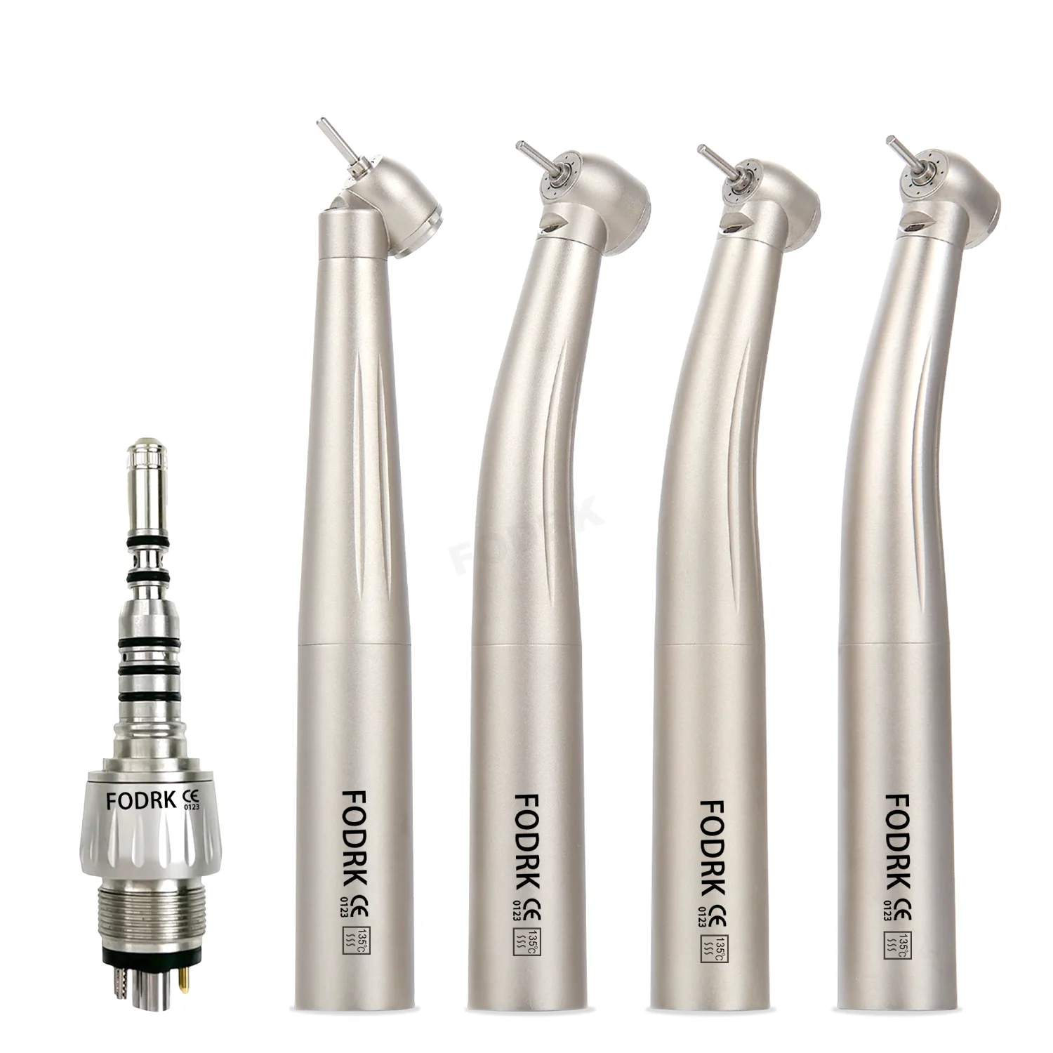 Для KAVO муфта стоматологическая высокоскоростная оптоволоконная турбина вращающаяся ручка светодиодный наконечник 45-градусная стандартная мини-крутящая головка