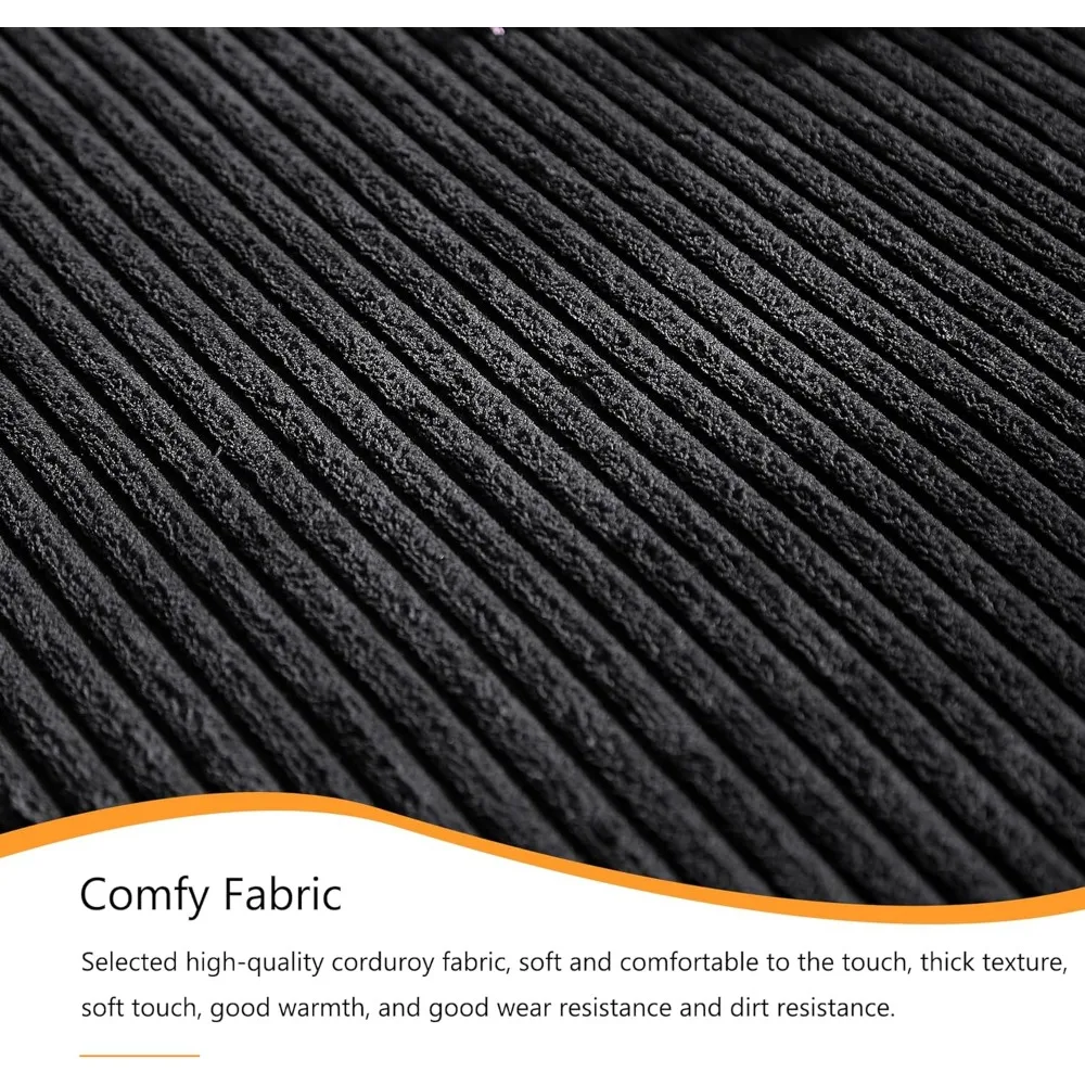 3-местный вельветовый диван с подстаканниками — 83,86 современный сжатый диван для гостиной, спальни, офисной мебели