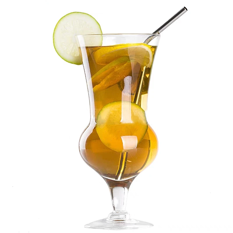 660ml Belgian Round Belly Cup Glass Cup Milk Tea Ice Cream Cup Creative Fruit Juice Cold Drink Cup Bar Accessories