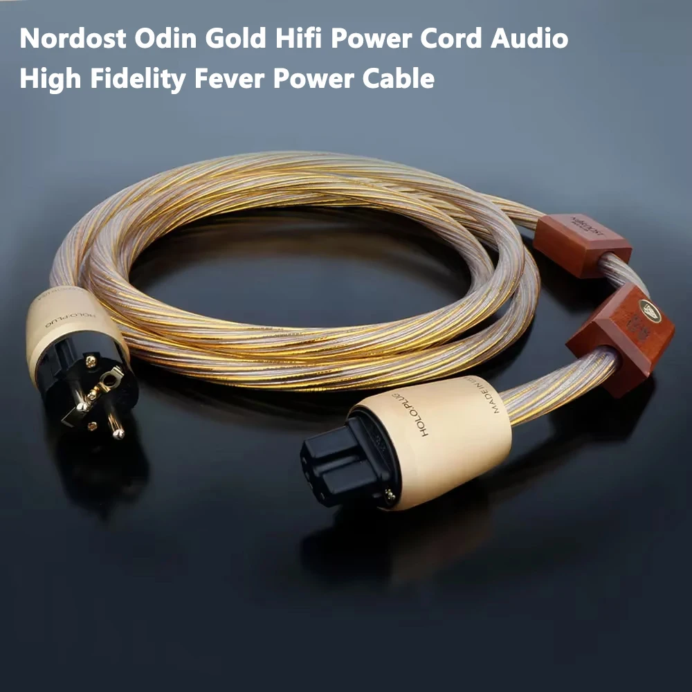 

HiFi Nordost Odin Gold Hifi Power Cord Audio High Fidelity Fever Power Cable US/AU/EU Schuko Version Power Line